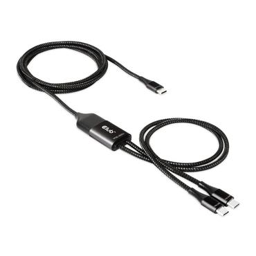 Club 3D - USB typ C-kabel - 24 pin USB-C till 24 pin USB-C - 1.83 m