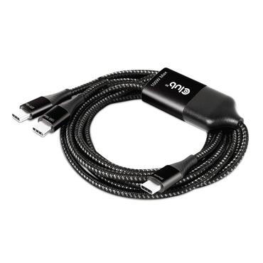 Club 3D - USB typ C-kabel - 24 pin USB-C till 24 pin USB-C - 1.83 m