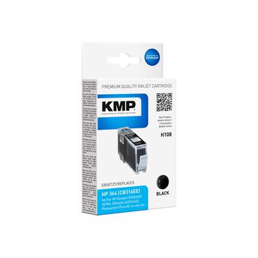 KMP H108 - sort - kompatibel - blækpatron (alternativ til: HP 364, HP CB316EE)