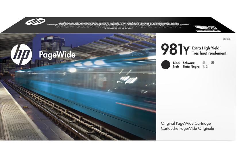 HP 981Y - Extra l&aring;ng livsl&auml;ngd - svart - original - PageWide - bl&auml;ckpatron