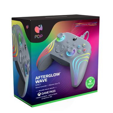 PDP Afterglow Wave Grå USB Gamepad Analog/digital PC, Xbox One, Xbox Series S, Xbox Series X