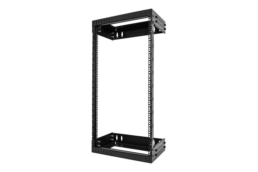 Startech Com 21u    Wall Mount Network Rack Adjustable Depth    Post Open Frame Server Room Rack For Data Communication Computer Equipment Switch With Cage Nuts & Screws 21u Adjustable Rack Rack 21u
