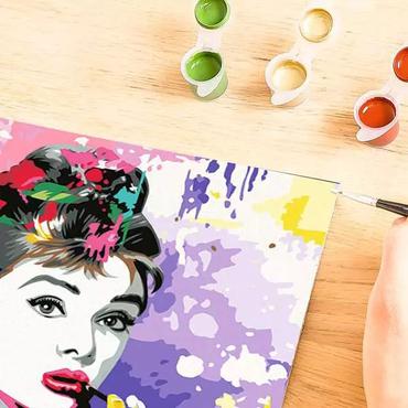 Ravensburger 25526 male side & bog Farve efter talsæt