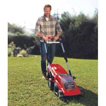Einhell RASARRO 36/36 (2x3Ah Plus) Power X-Change Akku Rasenmäher inkl. 2. Akku, inkl. Ladegerät, mit Schnellspannern, Einstellbarer Holm, Höhenverstellbarer (3413282)