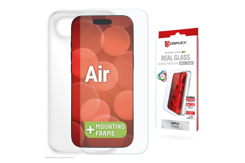 DISPLEX Real Glass + Case für iPhone 17 Air