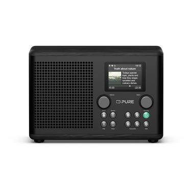 Pure Acoustics Radio - DAB+, FM, Internet radio - 10 W - Sort ask - Vekselstrøm - 1.2 g