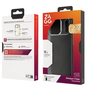 ZAGG Crystal Palace mobiltelefon etui 16 cm (6.3") Cover Transparent
