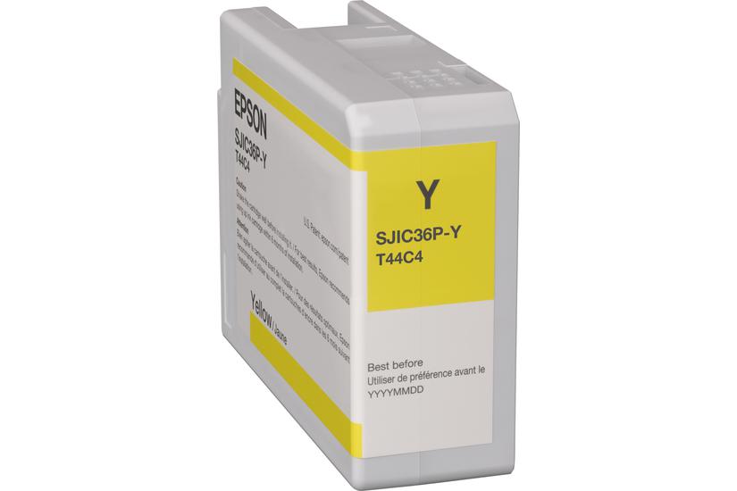 Epson SJIC36P(Y) - gul - original - bl&auml;ckpatron