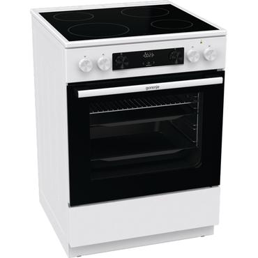 Gorenje Advanced GEC6C40WD - komfur - fritst&aring;ende - hvid