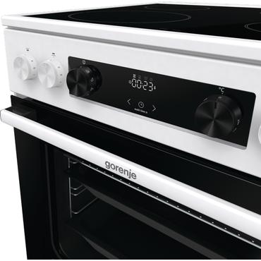 Gorenje Advanced GEC6C40WD - komfur - fritst&aring;ende - hvid