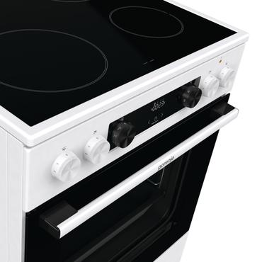 Gorenje Advanced GEC6C40WD - komfur - fritst&aring;ende - hvid