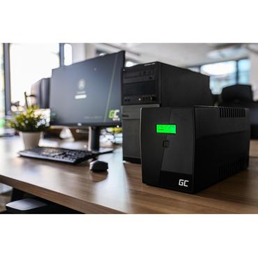 Green Cell Microsine 2000VA LCD - UPS - 1400 Watt - 2000 VA