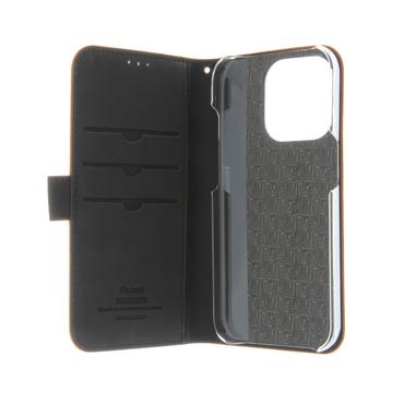 PREMIUM FLIPCASE IPHONE 15 PRO MAX BROWN