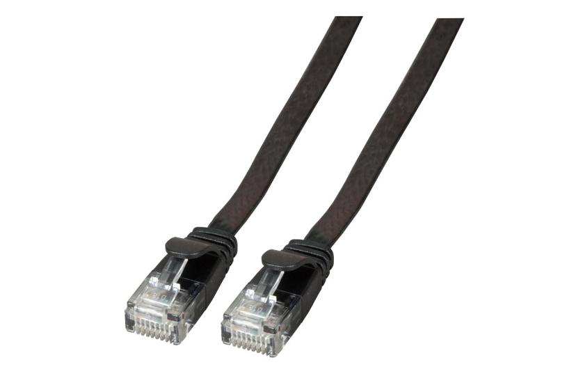 EFB Elektronik K8107SW.0,25 netv&aelig;rkskabel Sort 0,25 m Cat6a U/UTP (UTP)