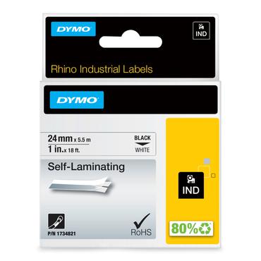 DYMO RhinoPRO Self Laminating - etiketter - 1 rulle(r) - Rulle (2,4 cm x 5,5 m)