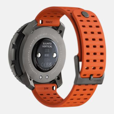 Suunto Vertical - glasfiberarmerad polyamid - sportklocka med rem - titanium solar canyon