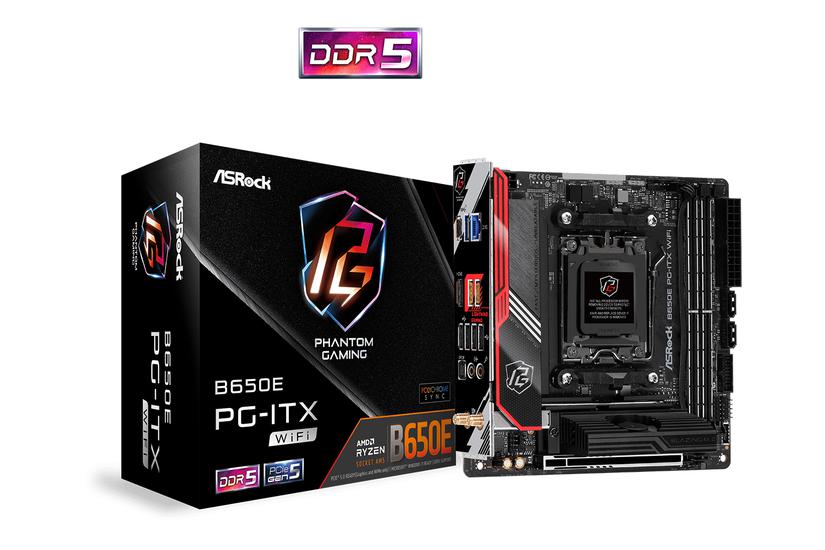 ASRock B650E PG-ITX WiFi - DDR5 - Mini ITX Bundkort - AM5