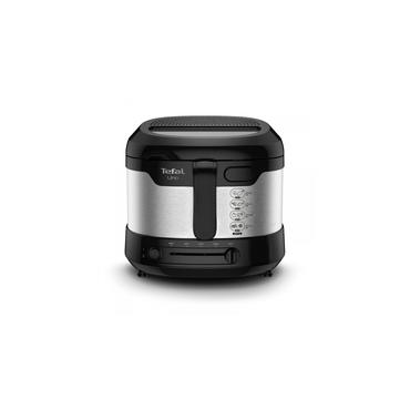 Tefal Uno FF215D Enkelt 1,8 L Enkeltstående 1600 W Frituregryde Sort, Rustfrit stål