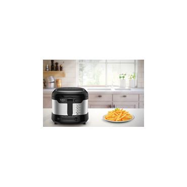 Tefal Uno FF215D Enkelt 1,8 L Enkeltstående 1600 W Frituregryde Sort, Rustfrit stål