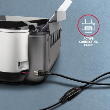*AXAGON ADR-215B USB 2.0 A-M -> B-M act 15m cabl