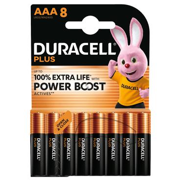 Duracell Plus Engangsbatteri AAA Alkaline