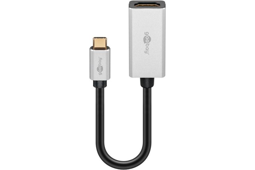 Goobay 60194 USB grafisk adapter Sort, S&oslash;lv