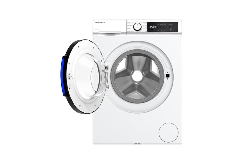 Daewoo Vaskemaskine - 8 kg - Front-læsning - 1400 rpm - A - 76 dB - Hvid - 48 L - B