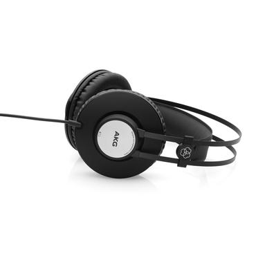 AKG K72 Hovedtelefoner Ledningsført Headset Musik Sort, Hvid