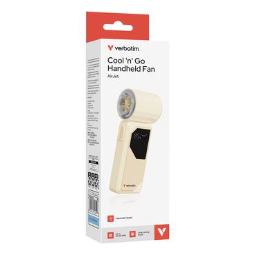 Cool&rsquo;n&rsquo;Go AirJet Handheld Fan White/Silver >20K RPM