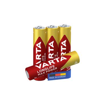 Varta Longlife Max Power 4703 batteri - 4 x AAA - Alkalisk