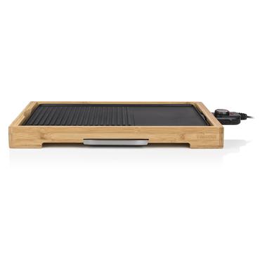 Tristar BP-2641 barbecue & grill Bordplade Elektrisk Bamboo, Sort 2200 W