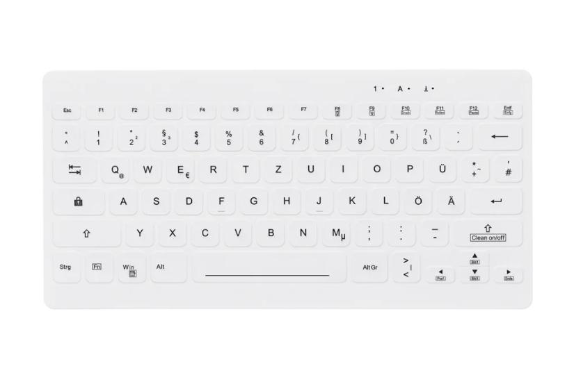 CHERRY AK-C4112 - tastatur - medicinsk compact - QWERTZ - tysk - hvid Indgangsudstyr