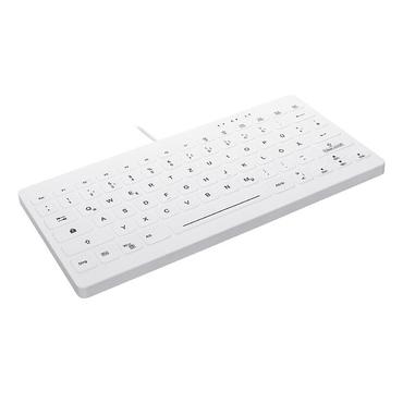 CHERRY AK-C4112 - tastatur - medicinsk compact - QWERTZ - tysk - hvid Indgangsudstyr