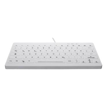 CHERRY AK-C4112 - tastatur - medicinsk compact - QWERTZ - tysk - hvid Indgangsudstyr