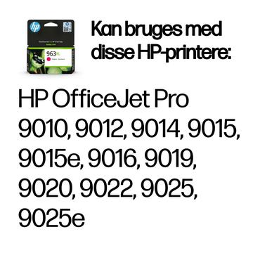HP 963XL Original Ink-blækpatron med høj kapacitet, magenta