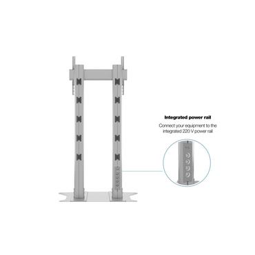 Multibrackets M Display Stand 210 Dual Pillar st&auml;ll - f&ouml;r platt panel - silver