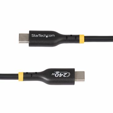 StarTech.com 1m USB C Charging Cable, USB-IF Certified USB-C Cable, 240W - USB Type-C kabel - 24 pin USB-C til 24 pin USB-C - 1 m