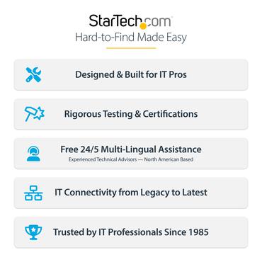 StarTech.com 1m USB C Charging Cable, USB-IF Certified USB-C Cable, 240W - USB Type-C kabel - 24 pin USB-C til 24 pin USB-C - 1 m