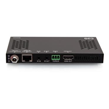 C2G HDMI Ultra-Slim HDBaseT + RS232 And IR Over Cat Extender Box Receiver - 4K 60Hz - video/ljud/seriell f&ouml;rl&auml;ngare - HDMI, HDBaseT 2.0