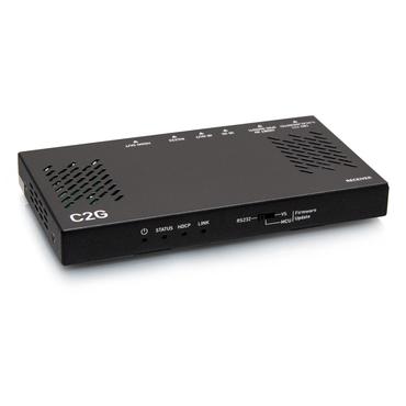 C2G HDMI Ultra-Slim HDBaseT + RS232 And IR Over Cat Extender Box Receiver - 4K 60Hz - video/ljud/seriell f&ouml;rl&auml;ngare - HDMI, HDBaseT 2.0