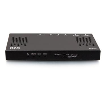 C2G HDMI Ultra-Slim HDBaseT + RS232 And IR Over Cat Extender Box Receiver - 4K 60Hz - video/ljud/seriell f&ouml;rl&auml;ngare - HDMI, HDBaseT 2.0