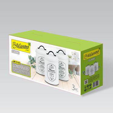 Zestaw pojemnikÃÂ³w MAESTRO MR-1771-3CS PARIS MAISON