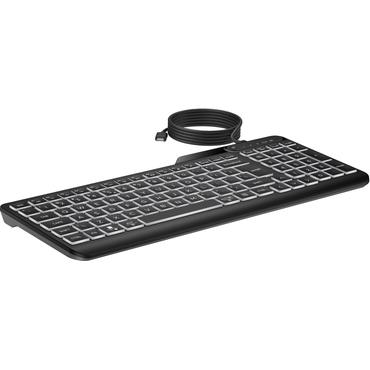 HP 400 - tastatur - multi-enhed, kompakt, 2-zoners layout, lav profil tastetryk, 12 programmerbare knapper compact - sort Indgangsudstyr