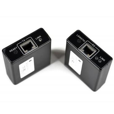 Techly 309739 AV forlænger AV sender & modtager Sort