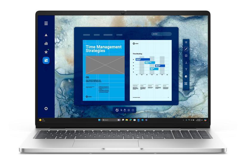 DELL Bærbar - 16" - 16 GB - Core Ultra 5 - 1920 x 1200 pixel - Windows 11 Pro