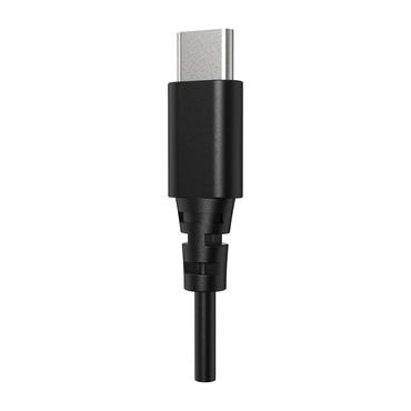 Deltaco HL-50C Headset, 40mm element, USB-C, volume control black