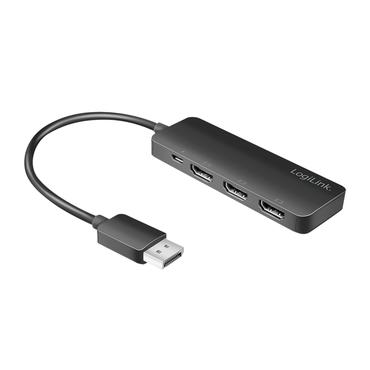 Adapter DisplayPort Splitter DP > 3x HDMI 4K/60Hz 0,17m LogiLink