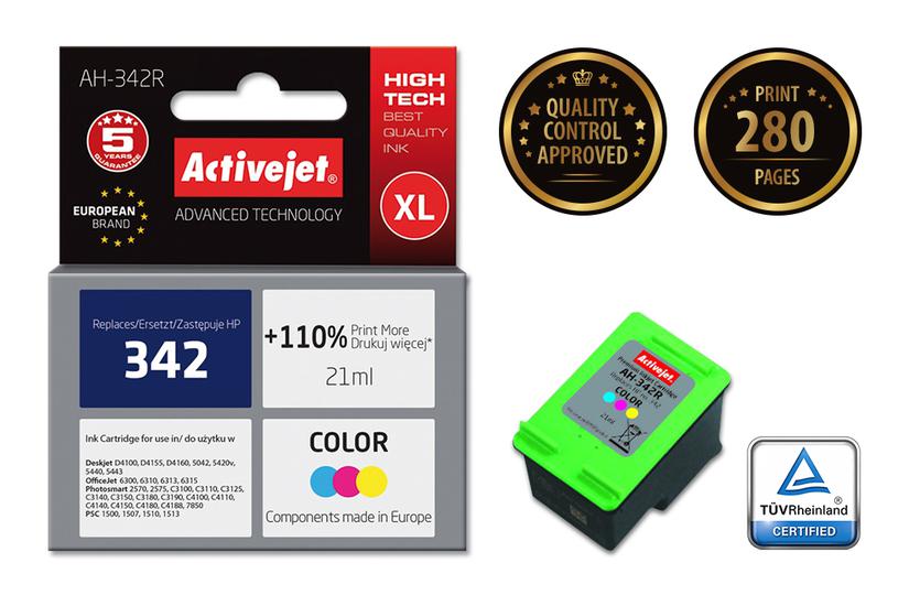 Activejet AH-342R blæk (erstatning HP 342 C9361EE; Premium; 21 ml; farve)