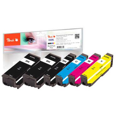 Peach Patrone Epson No.33XL Multipack Plus 2xbk,pbk,c,m,y remanufactured