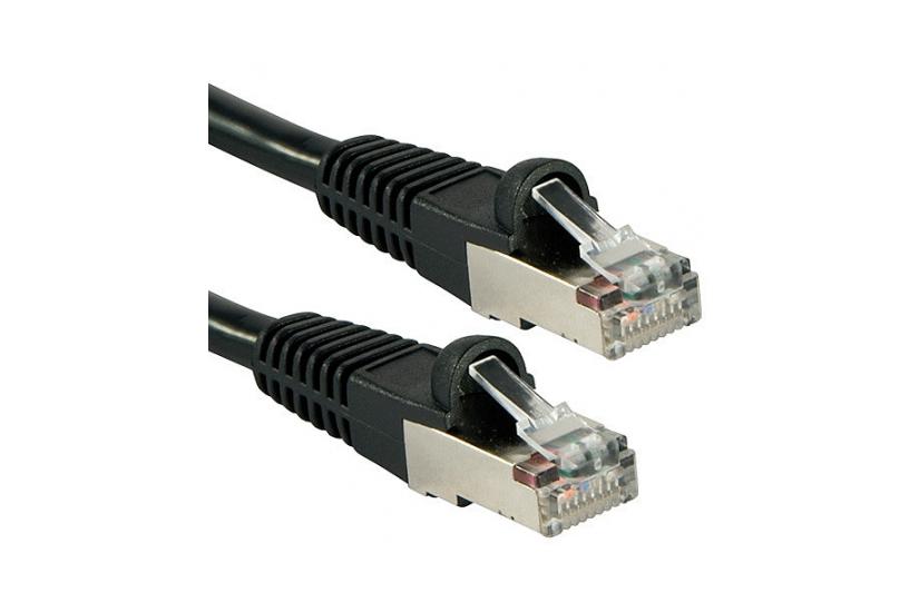 Lindy 47179 netv&aelig;rkskabel Sort 2 m Cat6a S/FTP (S-STP)